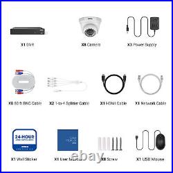 ANNKE CCTV 1080p Camera System 8CH 5MP Lite Video DVR Outdoor Home Security Kit