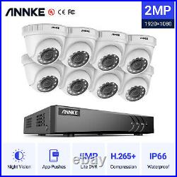 ANNKE CCTV 1080p Camera System 8+2CH 5MP Lite DVR Outdoor Home Security Kit IP66