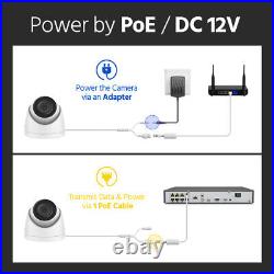 ANNKE H800 4K CCTV System 8CH 8MP H. 265+ POE IP NVR Audio In Security Camera 4mm