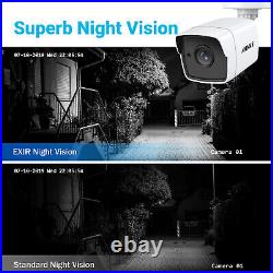 ANNKE HD 5MP CCTV Night Vision Outdoor Camera 8CH Video DVR Home Security System