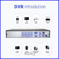 ANNKE HD 5MP Color Night Vision CCTV Camera System Audio In 8CH H. 265+ DVR Home