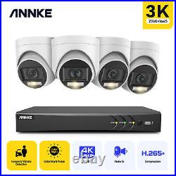 ANNKE UHD 3K 5MP Full Color CCTV System Security Camera Audio In 4K 8CH 5IN1 DVR
