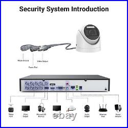ANNKE UHD 3K 5MP Full Color CCTV System Security Camera Audio In 4K 8CH 5IN1 DVR