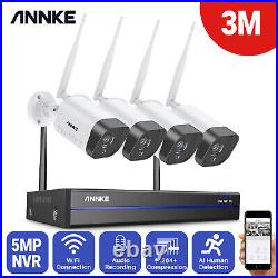 ANNKE Wireless 5MP 8CH NVR 3MP HD CCTV IP Camera Audio Home WiFi Security System