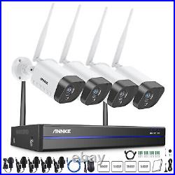 ANNKE Wireless 5MP 8CH NVR 3MP HD CCTV IP Camera Audio Home WiFi Security System