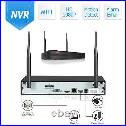 ANRAN 1080P Security Camera System Wireless NVR 8PCS 2TB HDD WiFi CCTV Home Kit