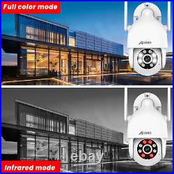 ANRAN 3MP Wireless CCTV Camera System Home Security 2Way Audio ColorVu Outdoor