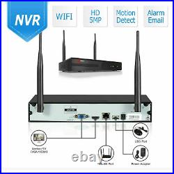 ANRAN 5MP CCTV System Home Securtiy Camera Outdoor Wireless 8CH 1TB HDD WiFi HD