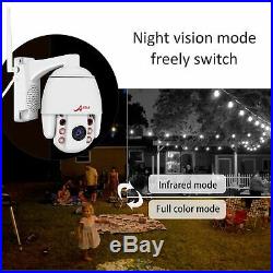 ANRAN 5MP Security Camera System Wireless 2Way Audio Talk Outdoor 20Zoom PT 64G