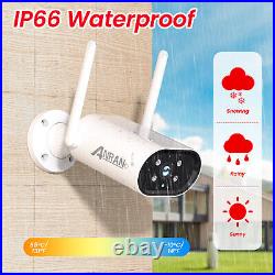 ANRAN CCTV Camera System Wireless Home Security Outdoor 3MP 1/2TB 2Way Audio IR