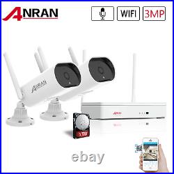 ANRAN CCTV Camera WiFi System Outdoor Home Security Wireless 2TB Hard Drive 3MP