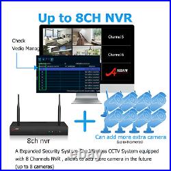 ANRAN Camera CCTV System Home Security Wireless Outdoor 5MP 8CH CCTV WiFi Audio
