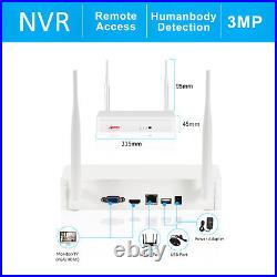 ANRAN Home CCTV Wireless Security Camera System Outdoor WIFI 3MP 8CH NVR 1TB HDD
