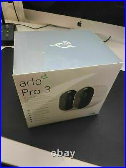 ARLO Pro 3 2K WiFi Security Camera System 2 Cameras, White