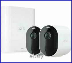ARLO Pro 3 2K WiFi Security Camera System 2 Cameras, White