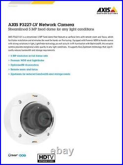 AXIS 5MP P3227-LV Network Camera (0885-001)