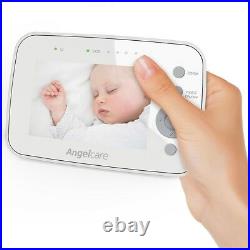 Angelcare AC1300 Baby Monitor VIDEO MOVEMENT / SOUND Zoom Camera DIGITAL DISPLAY