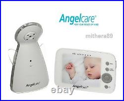 Angelcare AC1320 Digital COLOUR VIDEO Sound BABY MONITOR Zoom Camera 3,5 Screen