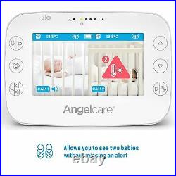Angelcare AC320 Digital COLOUR VIDEO Sound BABY MONITOR Zoom Camera DECT NEW