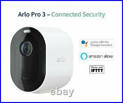 Arlo Pro3 Wireless Outdoor Home Security Camera System CCTV, 6-Month Battery