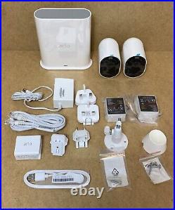 Arlo Pro 3 Home Wireless Security Camera System 2 Kit White CCTV