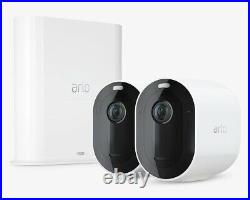 Arlo Pro 3 Smart Security System with Two 2K HDR Cameras White