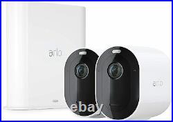 Arlo Pro 3 Spotlight 2 Camera Security System Wireless, 2K Video, VMS4240P