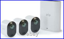 Arlo Ultra (vms5440-100eus) Smart Home Security Cctv Wi-fi White 4 Cam Kit
