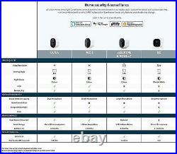 Arlo Ultra (vms5440-100eus) Smart Home Security Cctv Wi-fi White 4 Cam Kit