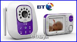 BT 1030 Digital VIDEO SOUND Baby Monitor 2.8 Inch COLOUR LCD Display Screen VGC