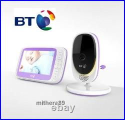 BT 4000 Video Baby Monitor 5 SCREEN Night Vision LULLABIES Zoom Pan Tilt CAMERA