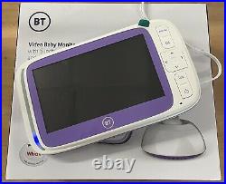 BT Video Baby Monitor 6000, 5 Inch Colour Screen And Remote Control Camera