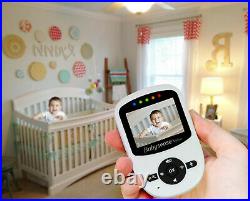 BabySense V24UK VIDEO BABY MONITOR Digital 2.4 Colour Display Screen ZOOM CAMERA