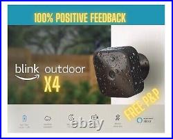 Blink Outdoor Security Camera System 3rd Gen HD-Weather-Resistant Smart Home X4