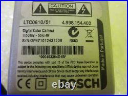 Bosch Ltc0610/51 Digital Color Camera 6 Months Warranty Invoice 6549