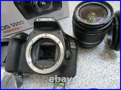 Boxed Canon EOS 550D 18.0MP Digital SLR Camera + EF-S 18-55mm IS Lens