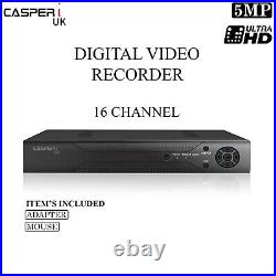 CCTV 5MP 16 Channel DVR Video Recorder HD Home Security Camera System HDMI/VGA