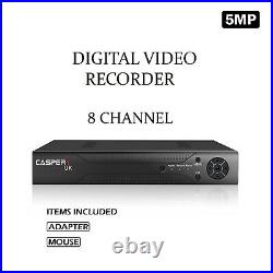 CCTV 5MP 8 Channel DVR Digital Video Recordr For Security AHD 1920P VGA HDMI BNC