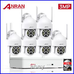 CCTV CAMERA HOME SECURITY SYSTEM WIRELESS OUTDOOR 3MP PT 1TB HDD 2way Audio WiFi