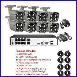 CCTV Camera 8CH 1920 Security Alarm System 2Way Audio Digital Video Recorder