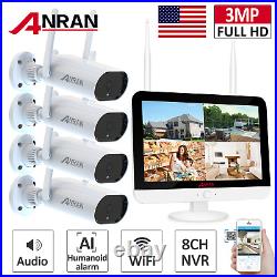 CCTV Camera System Home Security Wireless 8CH 13Monitor Outdoor 1TB HDD Audio