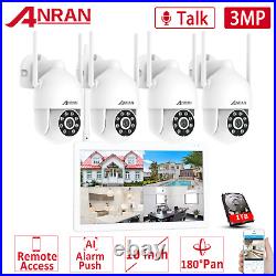 CCTV Camera System Home Security Wireless Outdoor With 1TB Hard drive 3MP Talk