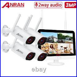 CCTV Camera System Security Wireless Home 8CH 13Monitor Outdoor 1TB HDD Audio