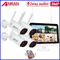 CCTV Camera System Wireless Home Security 8CH 13Monitor Outdoor 1TB HDD Audio