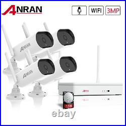 CCTV Camera Wireless Security System Outdoor 3MP 1/2TB Hard Drive IR 2way Talk