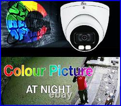 CCTV Kit OYN-X Dahua DVR 5MP 24/7 COLORVU CAMERAS COLOR AT NIGHT BUILT IN MIC