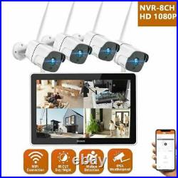 CCTV NVR WiFi IP Camera Home Security System Night Vision, Motion Detection