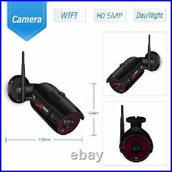 CCTV System Home Security Camera Wireless 5MP Outdoor Home With 2TB WiFi IP66 IR