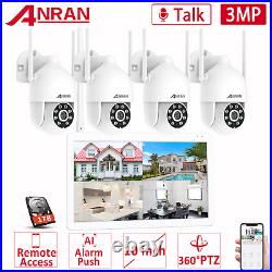 CCTV Wireless Security Camera System Home Outdoor WiFi 3MP 12 Night Vision Talk