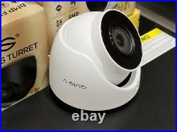CCTV system QVIS VIPER 8 channel 4K 2TB HDD NVR & 2 QVIS 4k Turret cameras New